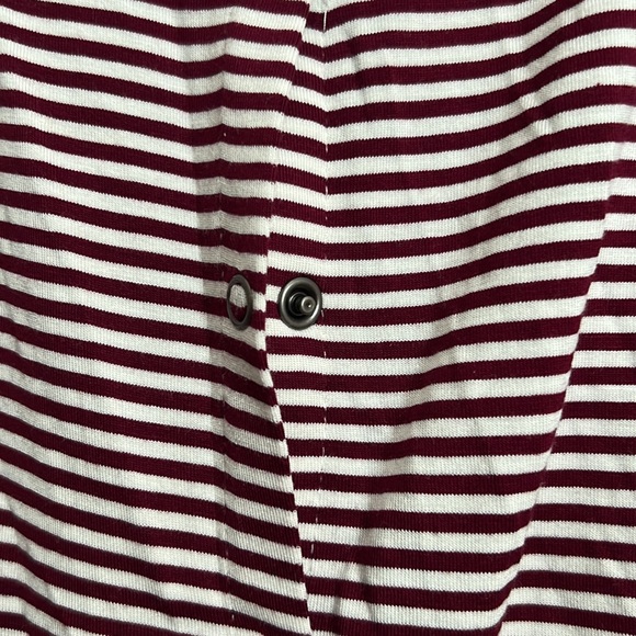 Arizona jean co Red white stripe shirt - Picture 3 of 7